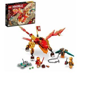 LEGO NINJAGO Kai’s Fire Dragon EVO 71762 Toy Building Kit (204 Pieces)